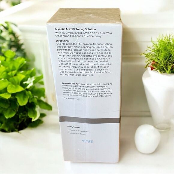 NIB Sealed New Glycolic Acid 7% Toning Solution 8 oz - Picture 8 of 8